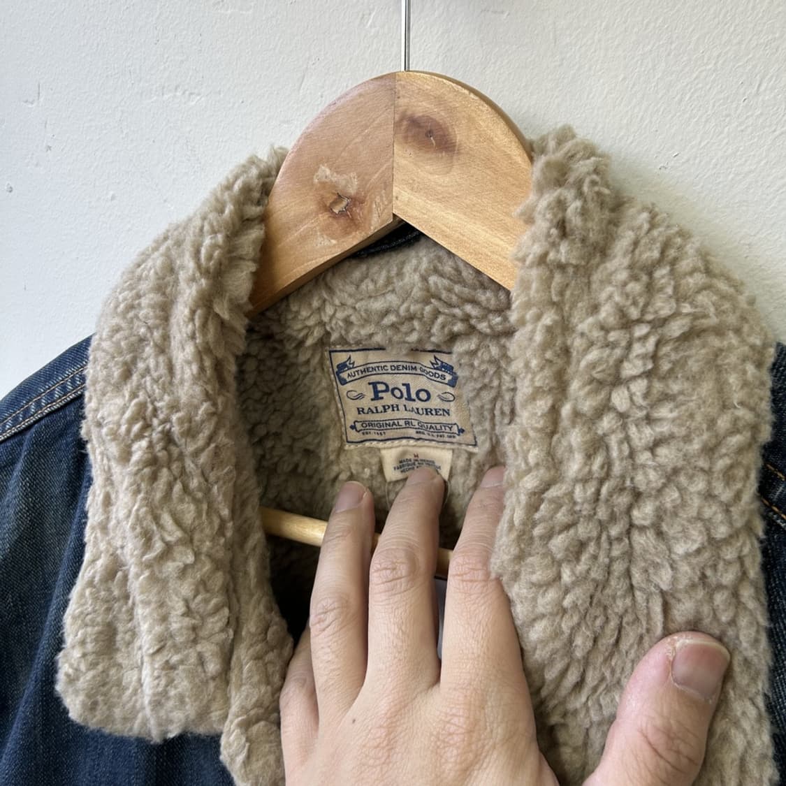 15513 - 폴로 랄프로렌 쉐르파 성조기 데님 자켓 상품이미지3