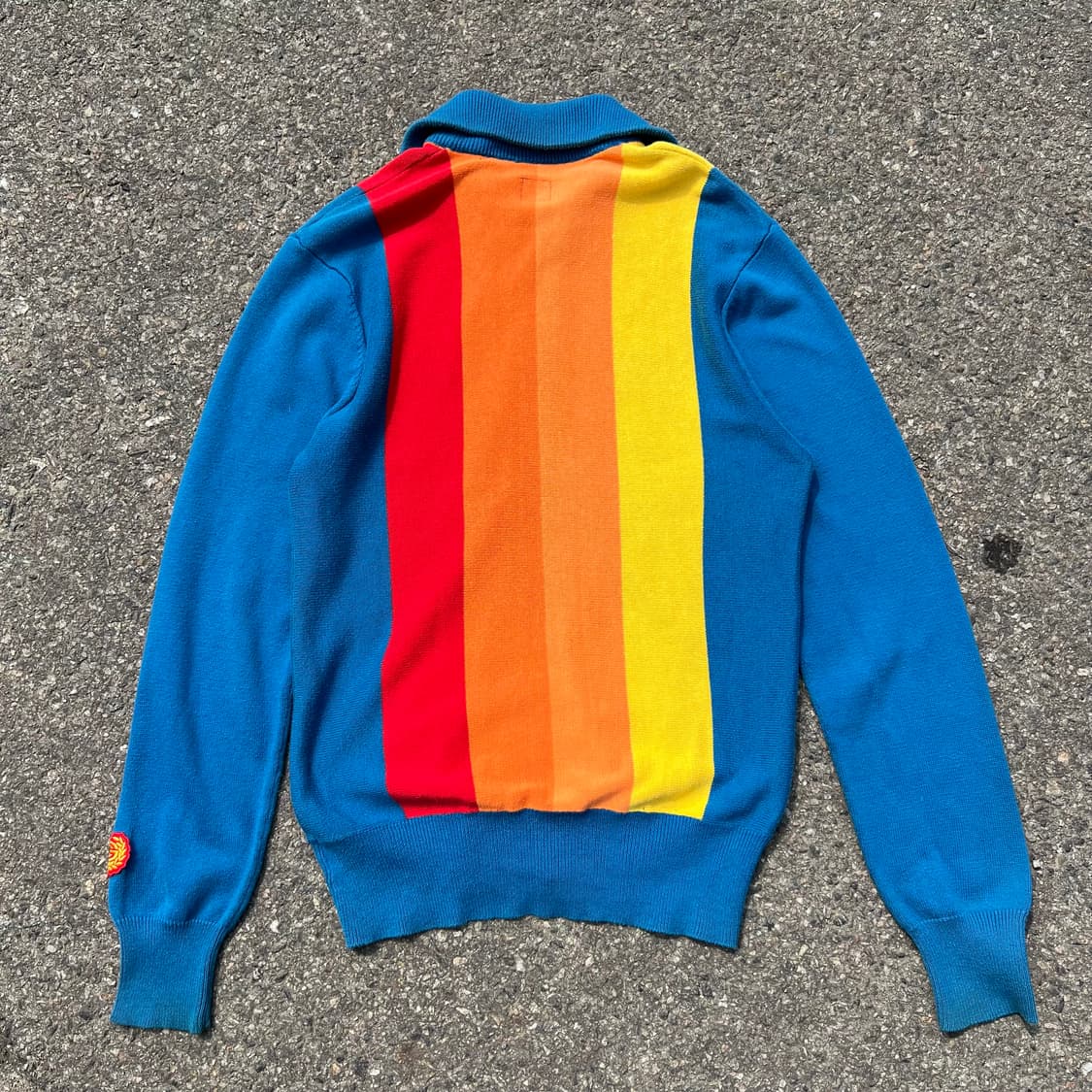 00‘s 아디다스 컬러블럭 집업 니트 상품이미지5
