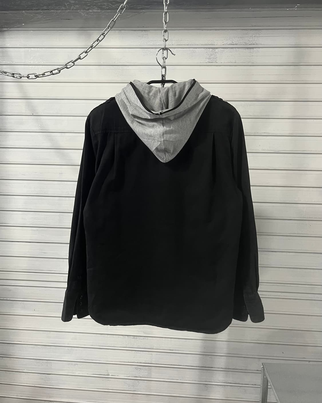 Oval Dice layered hood jacket 상품이미지5