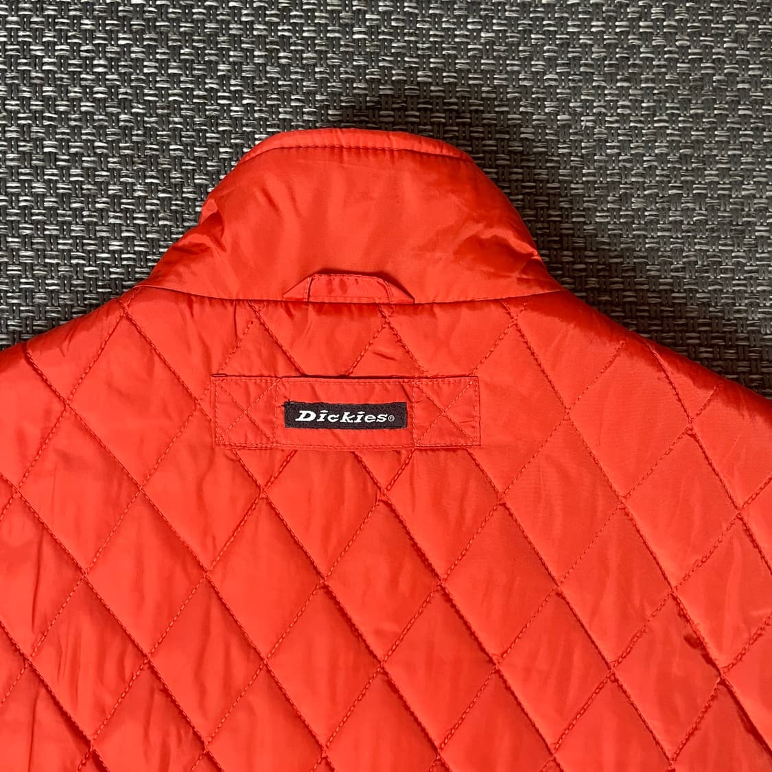 디키즈 경량 퀄팅 오렌지 조끼집업 베스트 M 상품이미지5