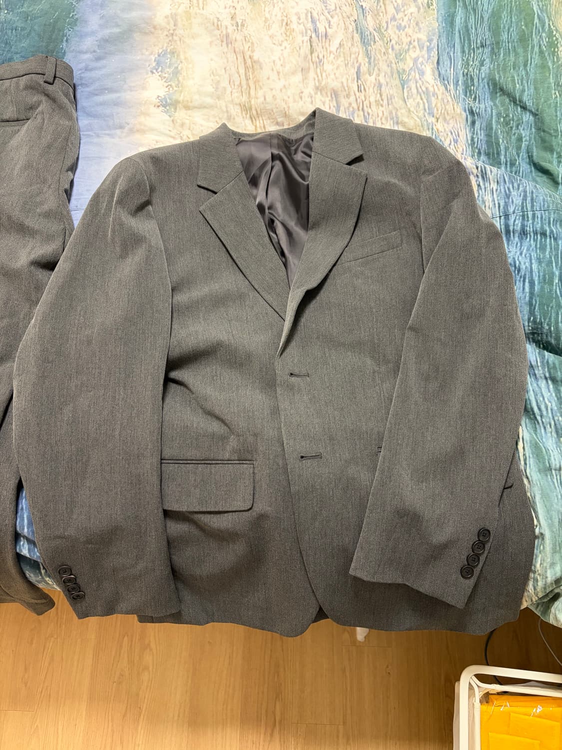 무신사 스탠다드 릴렉스드 베이식 블레이저 [미디엄 그레이] 상품이미지2