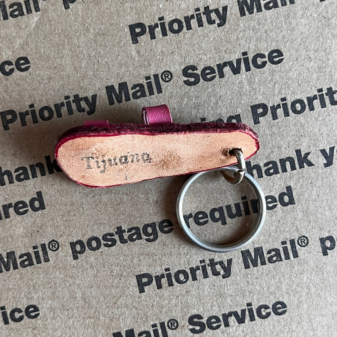 90s Vintage Leather Sandal Keyring 상품이미지2