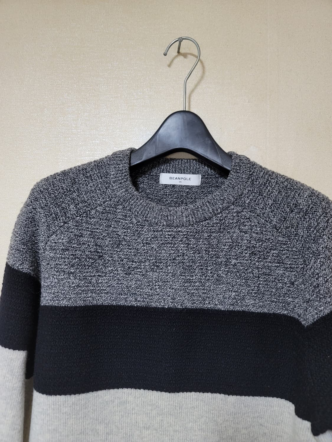빈폴 애쉬 컬러블럭 니트 상품이미지2