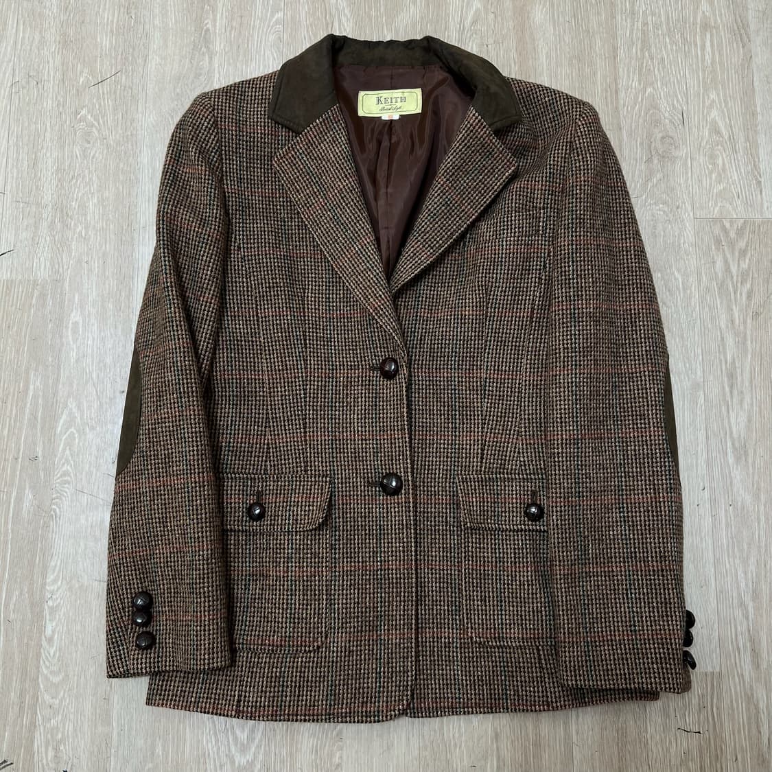 키이스 여성 클래식 헤링본 자켓 85-90-160  상품이미지1