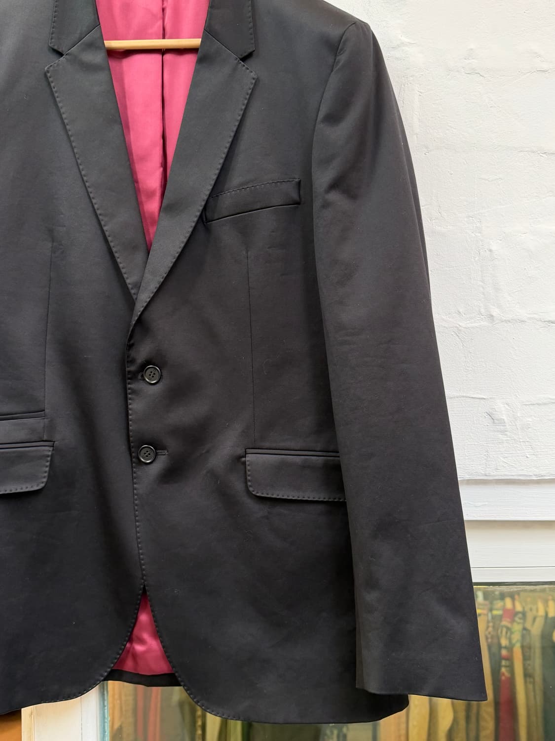 Paul Smith 폴스미스 블랙 코튼 블레이저 L 상품이미지4