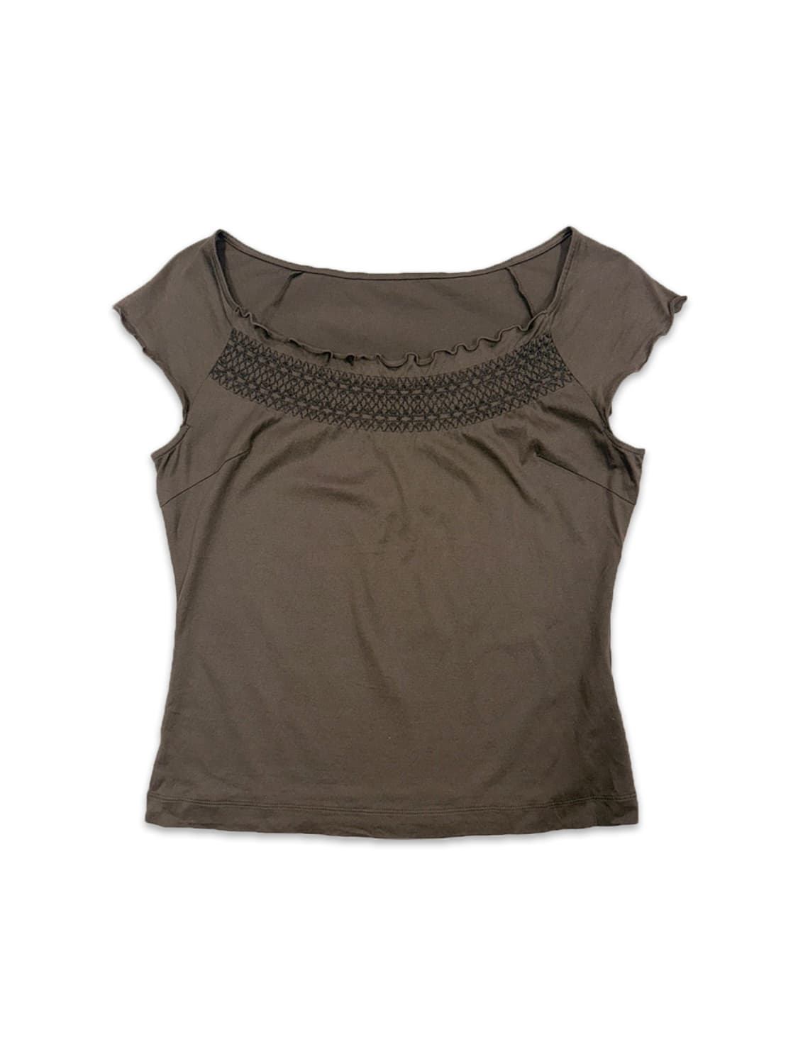 빈티지 브라운 나그랑 반팔티 상품이미지1