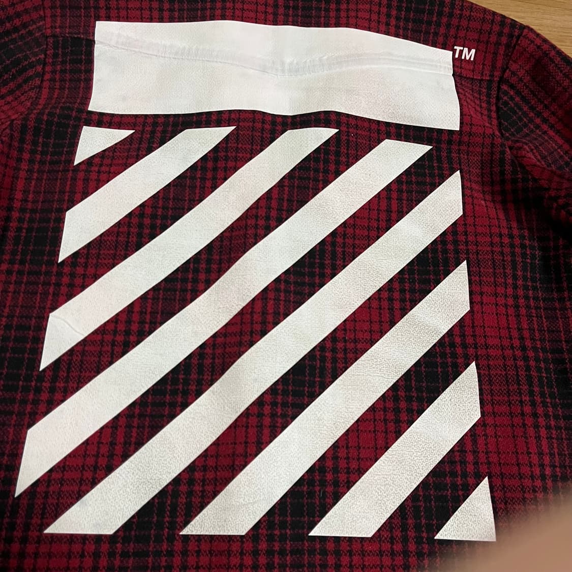 [105] 오프화이트 플란넬 셔츠 상품이미지8