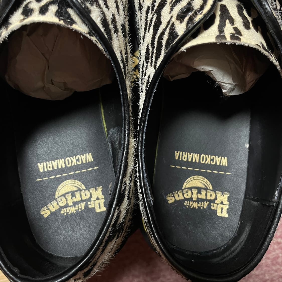 닥터마틴 1461 와코마리아 블랙앤화이트 타이거카모 송치 상품이미지3