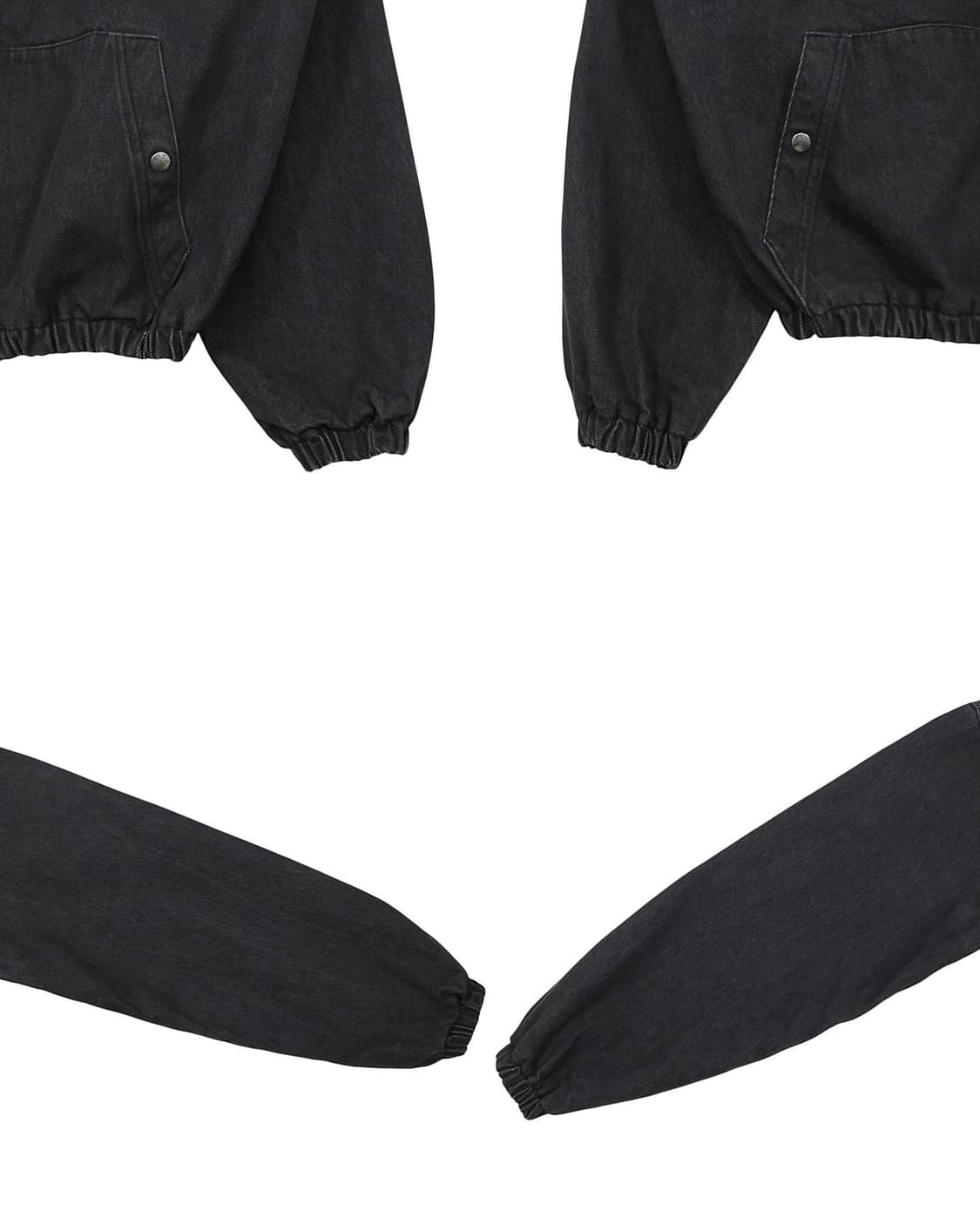 1990s 폴로랄프로렌 데님 해링턴 자켓 블랙 스윙탑 빈티지 상품이미지6