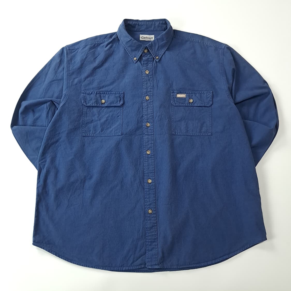 CK329 XL 칼하트 90s 홍콩판 네이비 워크 셔츠 남방 상품이미지1