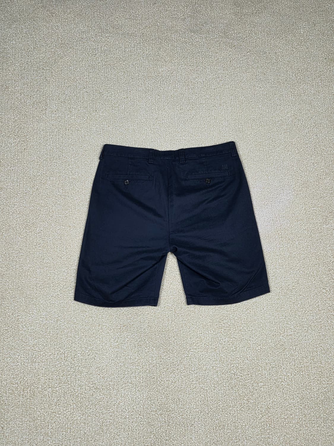 [아미] 백로고 코튼 치노 하프 팬츠 | S00043 상품이미지8