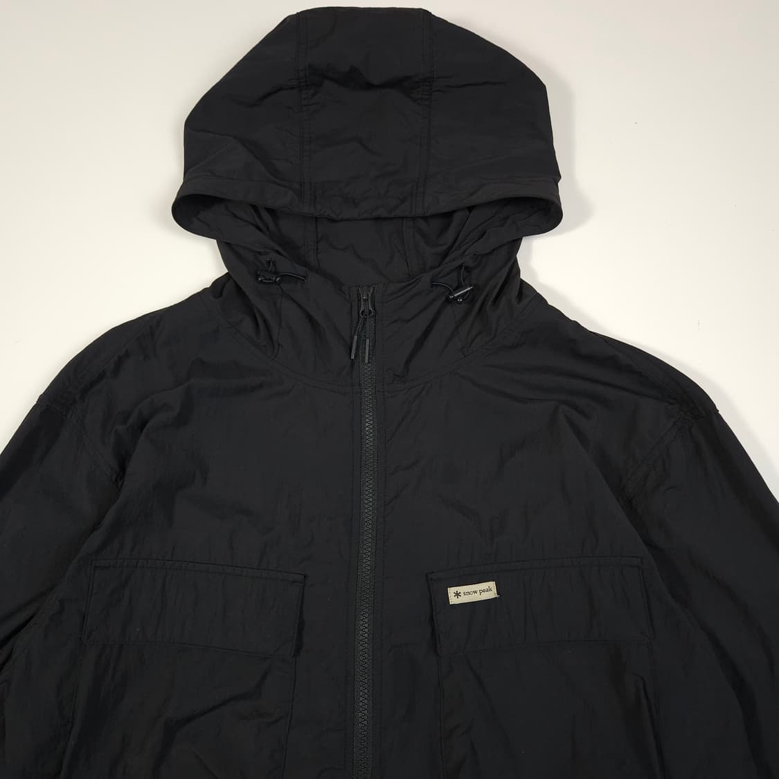 스노우피크 나일론 바람막이 블랙 상품이미지2