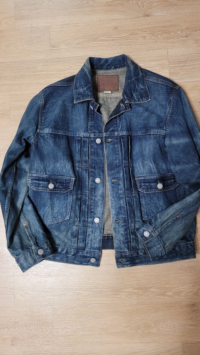 더블알엘 웨스트 뷰 트러커 데님자켓 S사이즈 상품이미지1