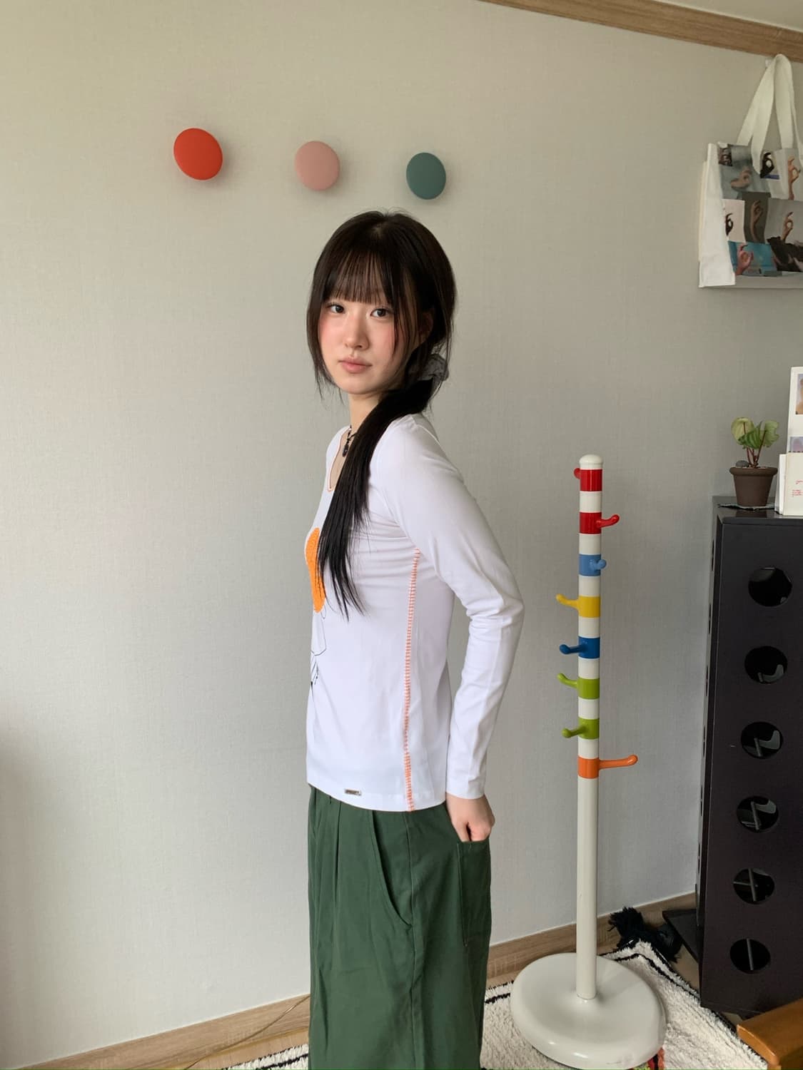 orange girl tee..  상품이미지2