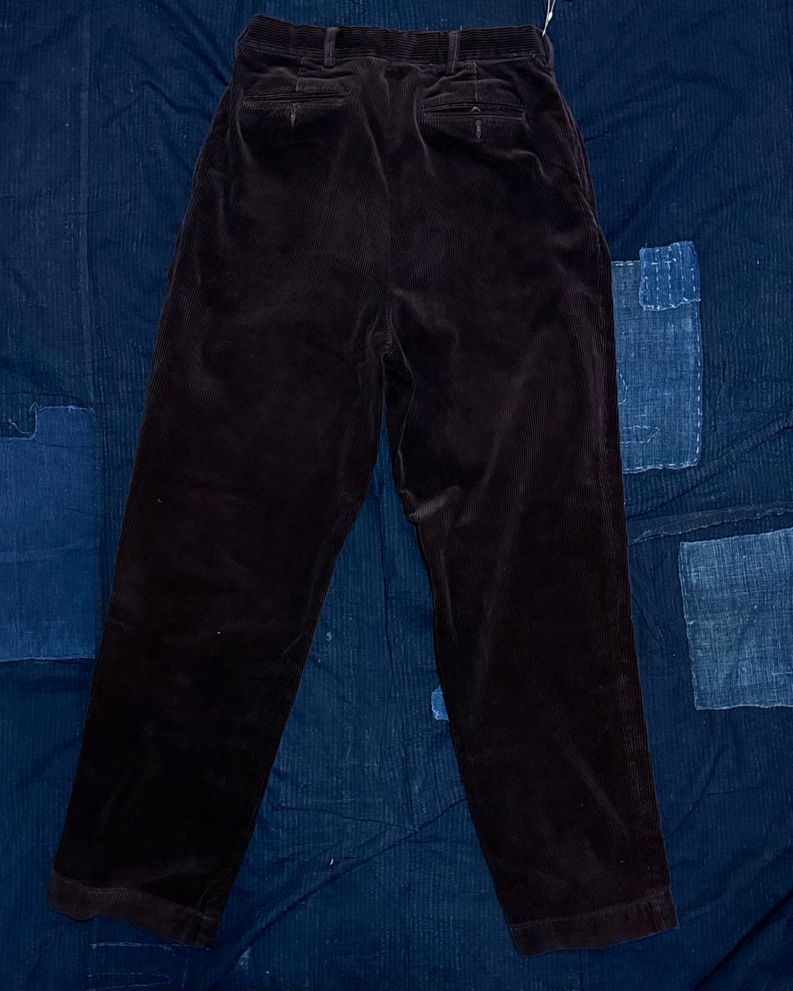 90‘s 폴로 랄프로렌 투턱 코듀로이 앤드류 팬츠 34 [와인] 상품이미지5