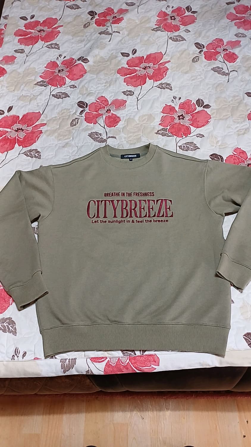 시티브리즈 맨투맨 105 여성88 가슴59 기장66 상품이미지1