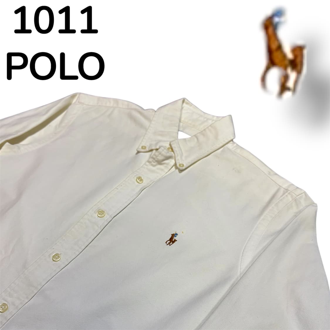 폴로 솔리드 셔츠 신형 화이트 S 상품이미지4