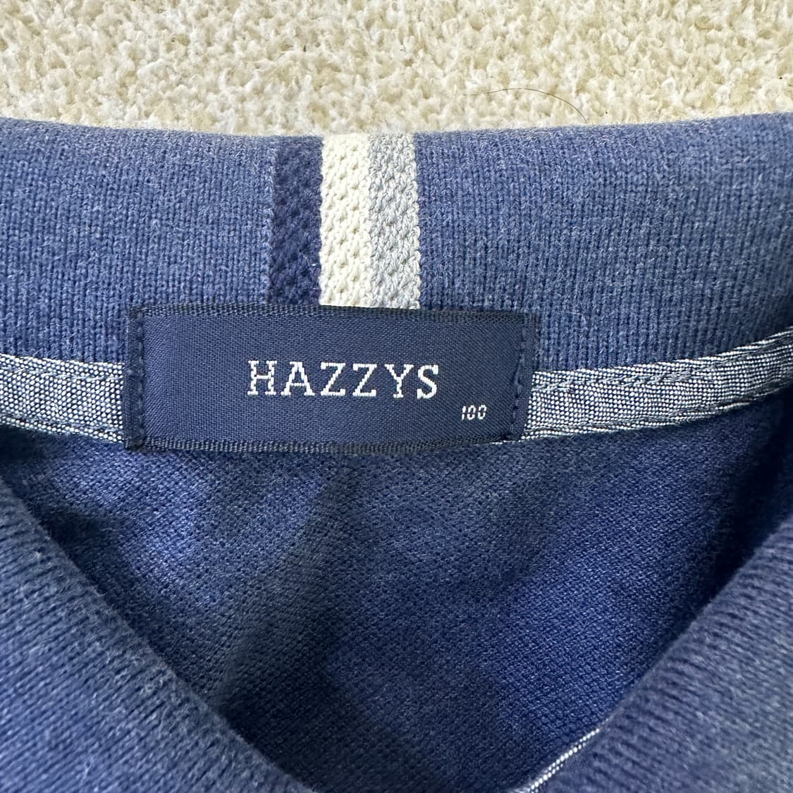 100 헤지스 카라넥 반팔티 0323D 상품이미지2