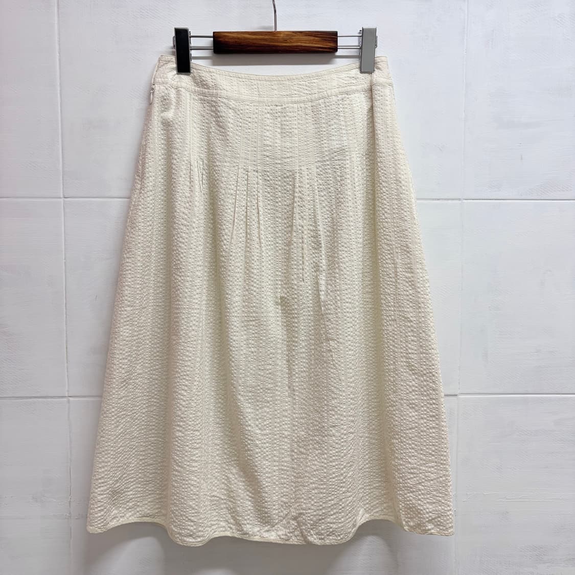 McGREGOR 맥그리거 엠보 아이보리 미디스커트 JPN 상품이미지4