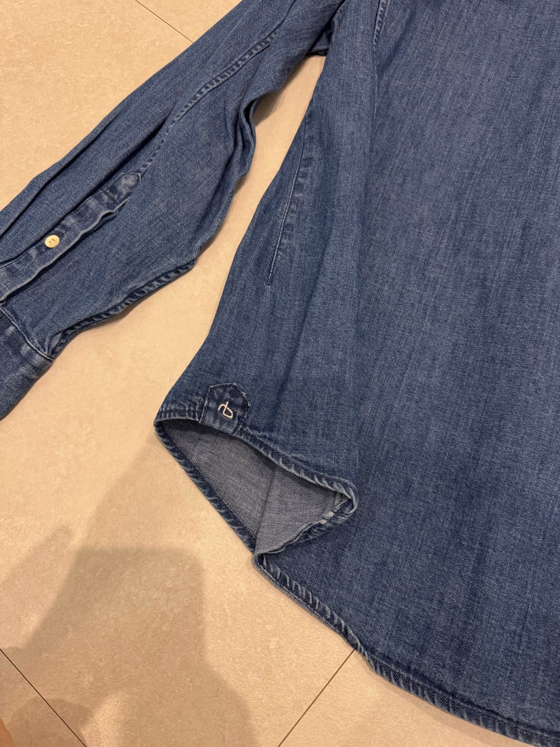 (새상품) 랙앤본 웨스턴 샴브레이 셔츠 L 상품이미지5