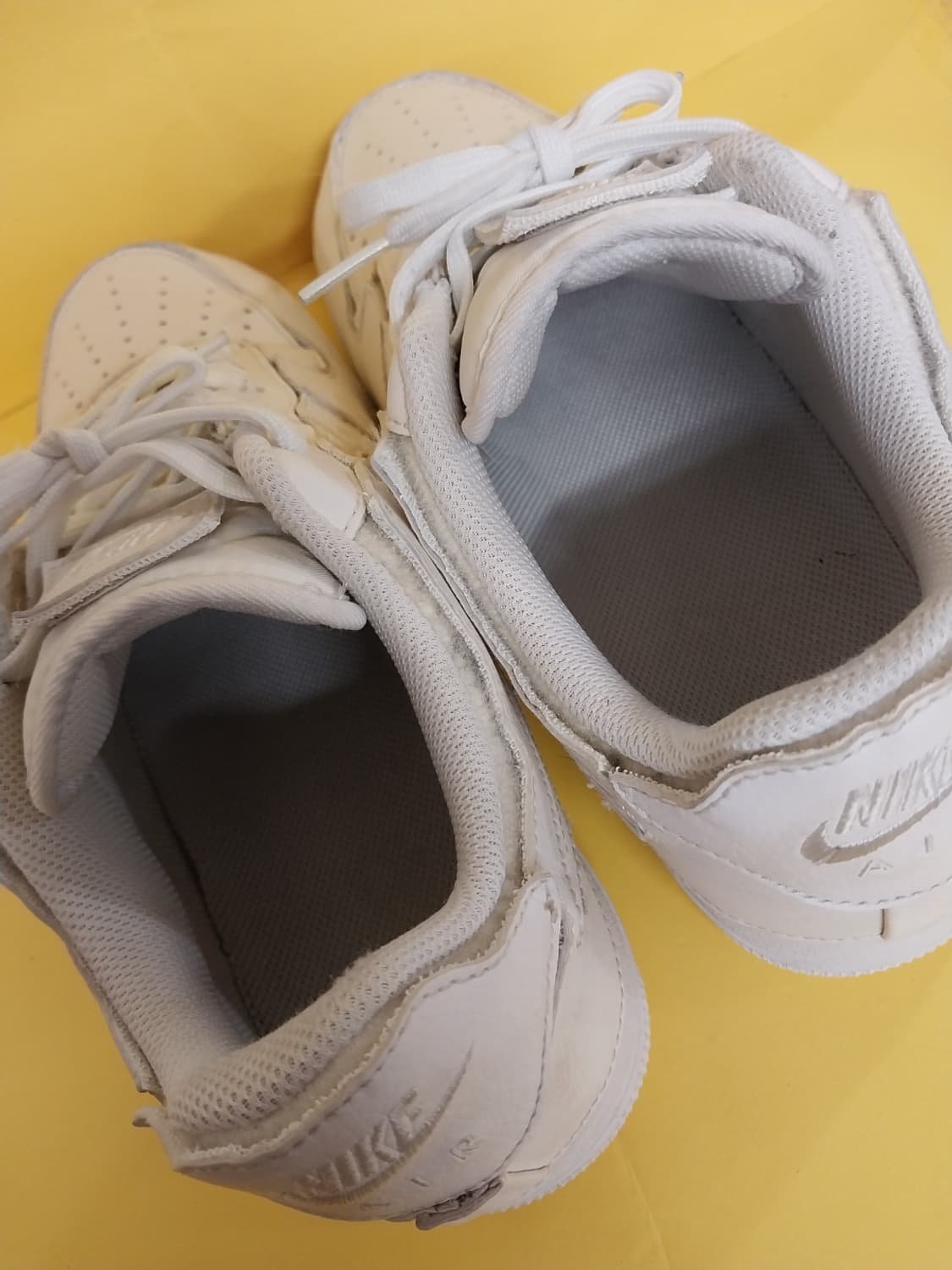 남성 나이키 에어포스1 로우 1/1 스티치 커스텀 운동화 (270) 상품이미지7