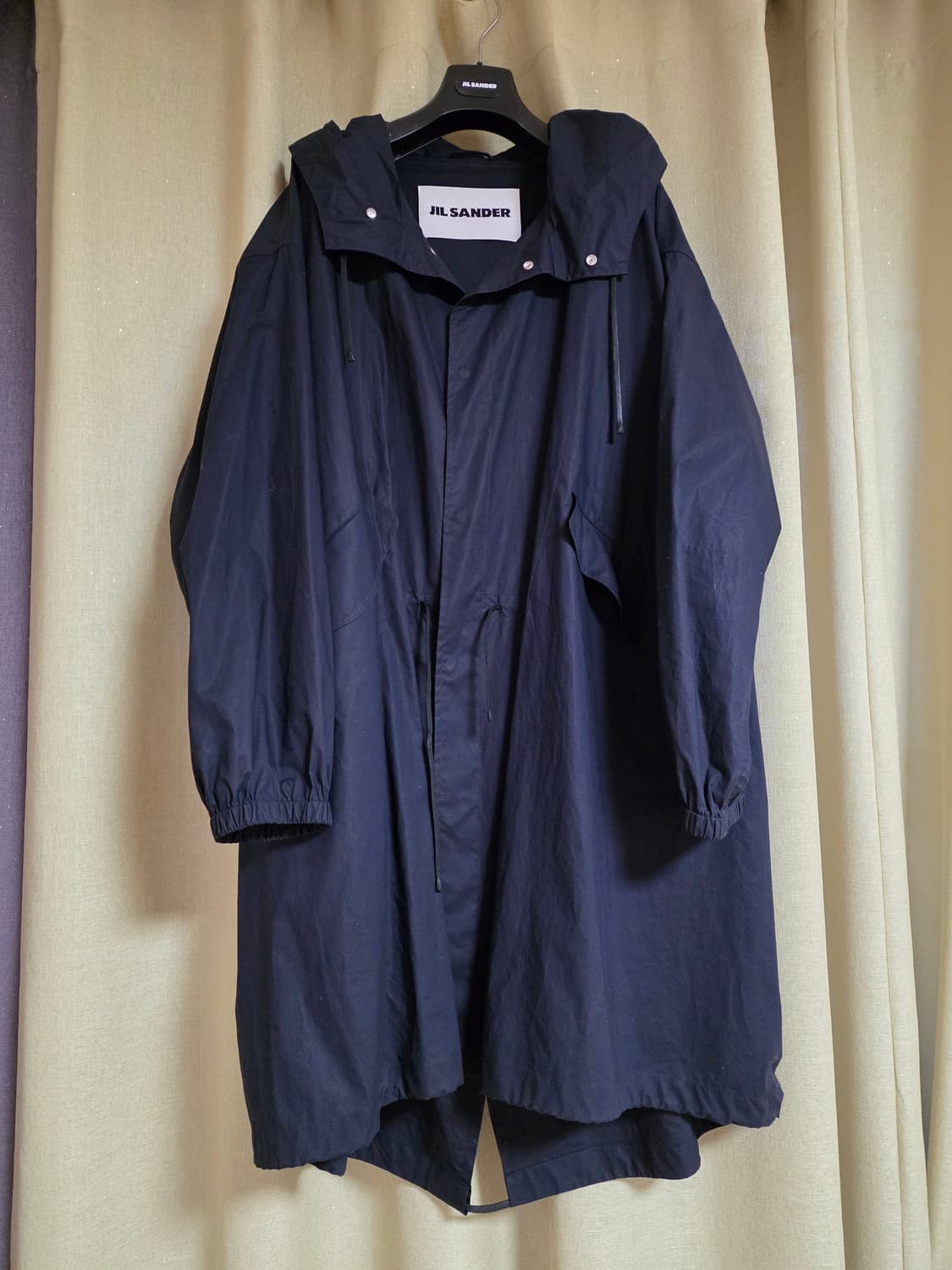 질샌더 백로고 야상 파카 상품이미지2