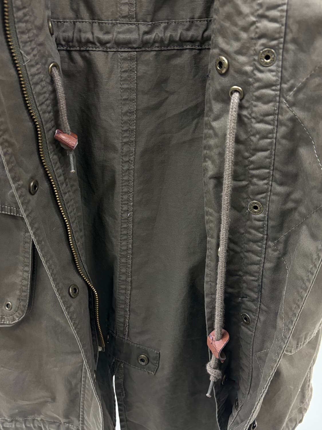 빈티지 카키 야상 자켓 상품이미지10