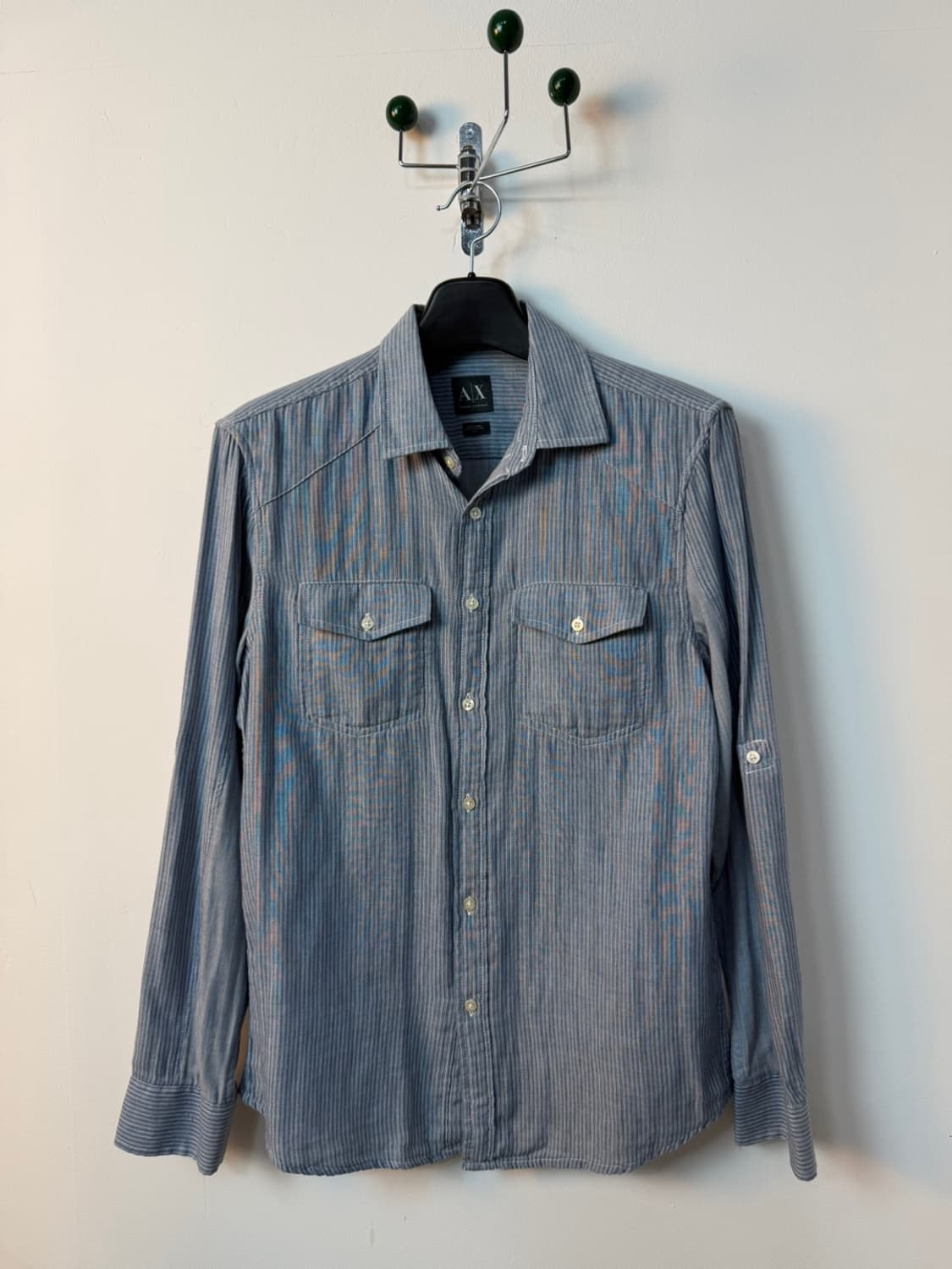 아르마니 익스체인지 스트라이프 셔츠  상품이미지2