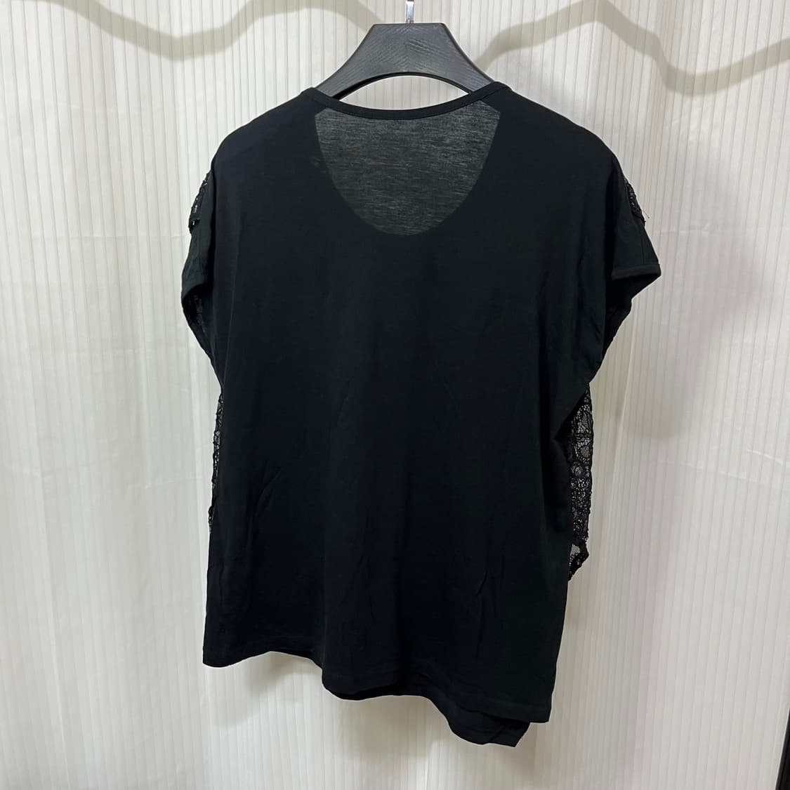 yohji yamamoto Y’s lace cap sleeve tee 상품이미지2