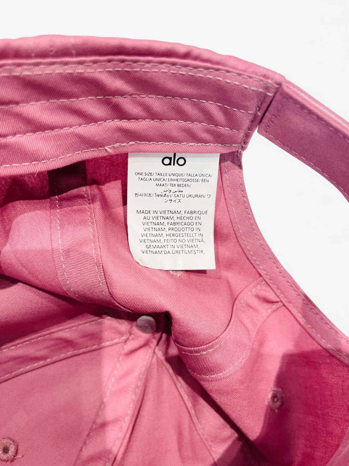 ALO 알로 핑크 볼캡 상품이미지3