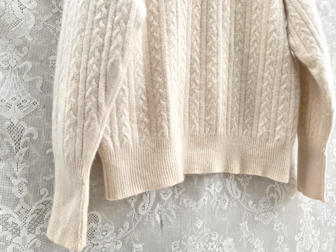 존 레인 캐시미어 100% 케이블 니트 (made in scotland) 상품이미지3