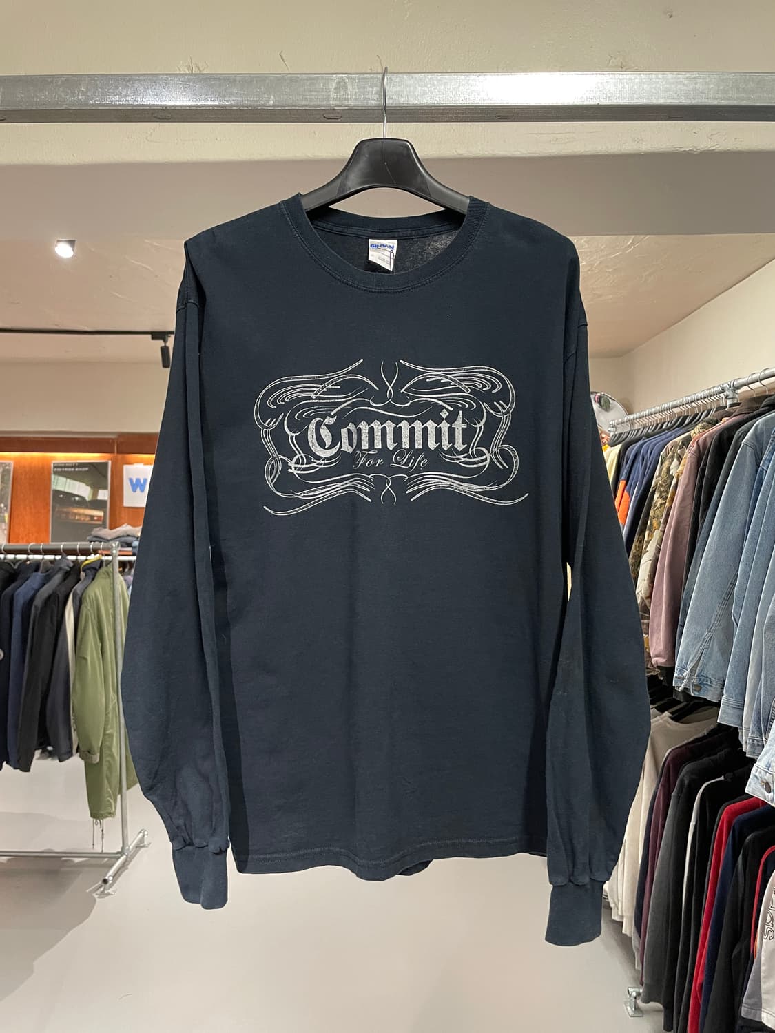 빈티지 롱슬리브 티셔츠(블랙)   상품이미지8