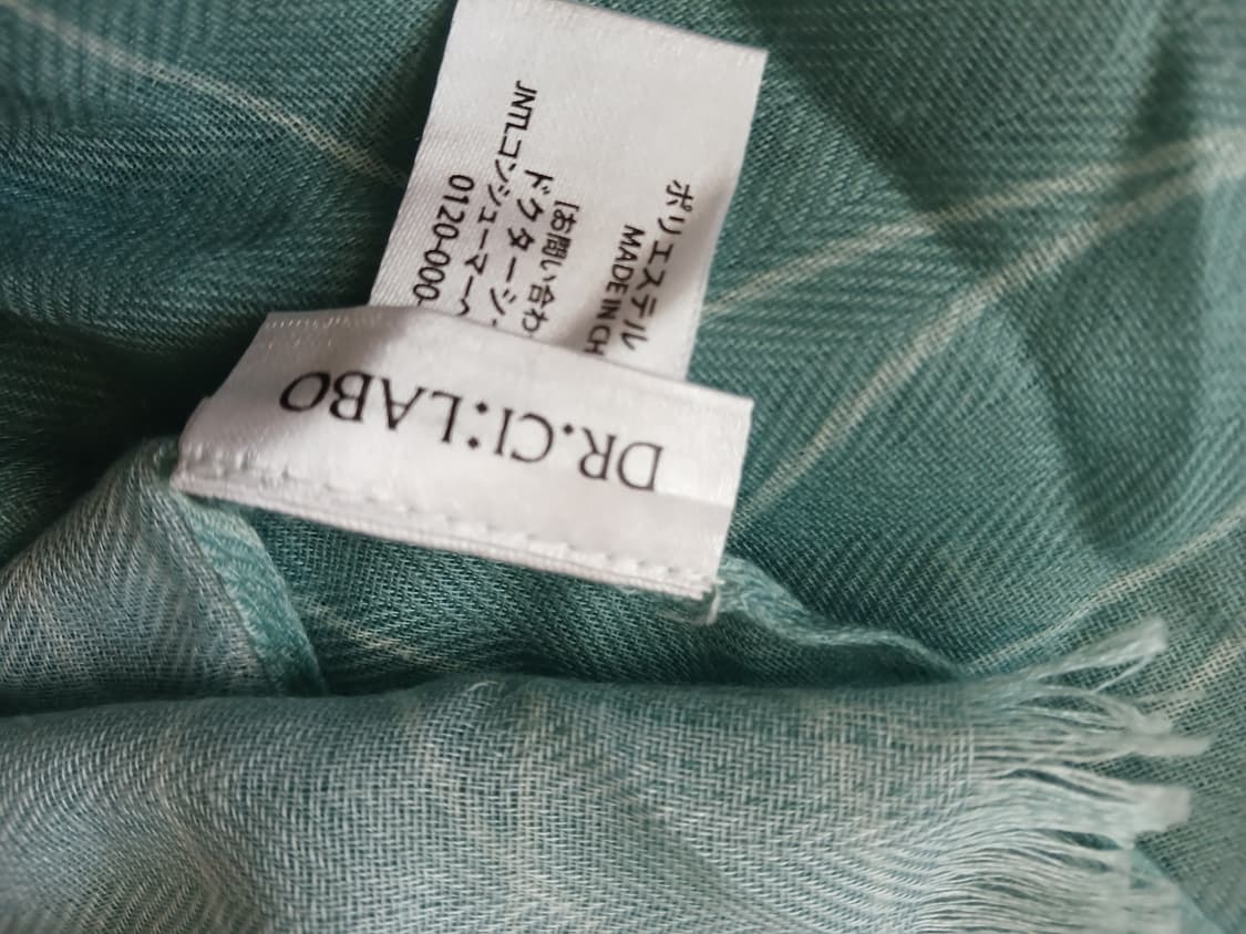 모리걸 패턴 그린 스카프 상품이미지2