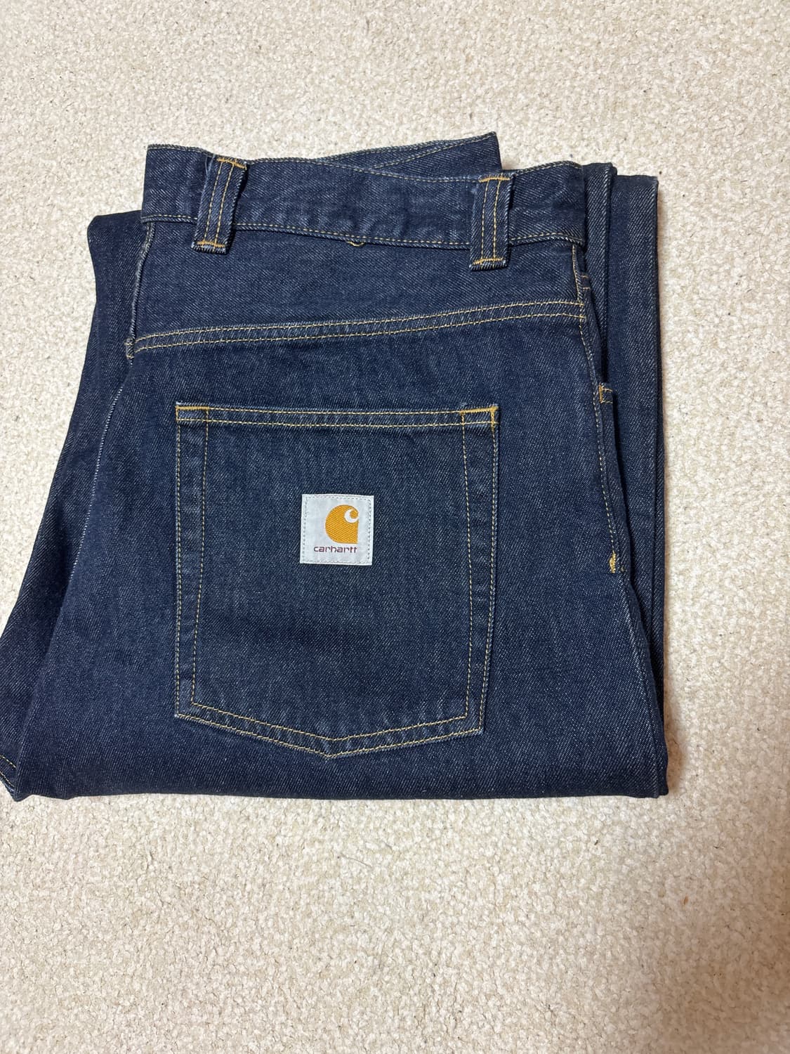 칼하트WIP 브랜든 스미스 린스드 팬츠 상품이미지1