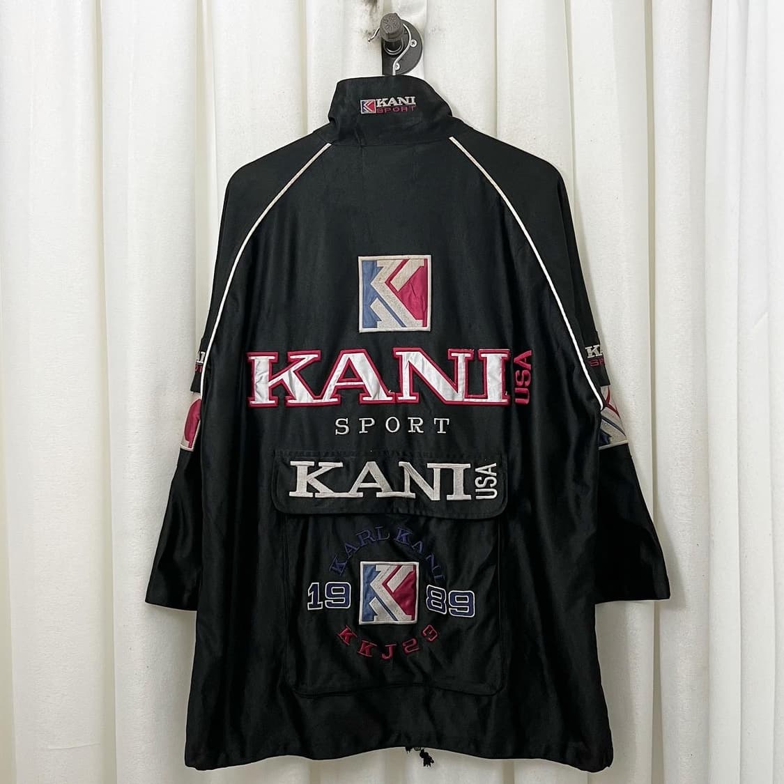 칼카니 진스 스포츠 블랙 포켓 유광 져지 상품이미지7