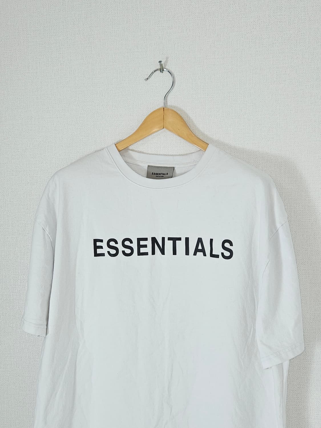 에센셜 피오갓 ESSENTIALS 반팔티셔츠 화이트 정품 XL 상품이미지2