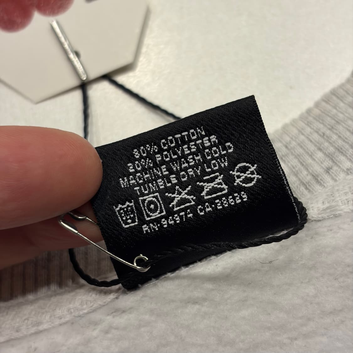 [M] 21ss 스투시 베이직 로고 맨투맨 회색 B862 상품이미지6