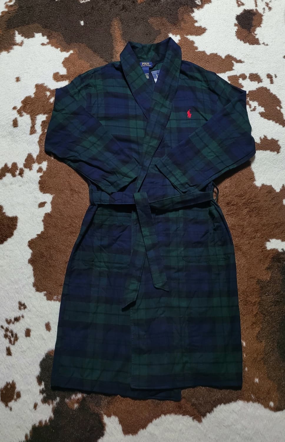 (새제품)폴로 랄프로렌 남성용 타탄체크 로브 M 상품이미지7