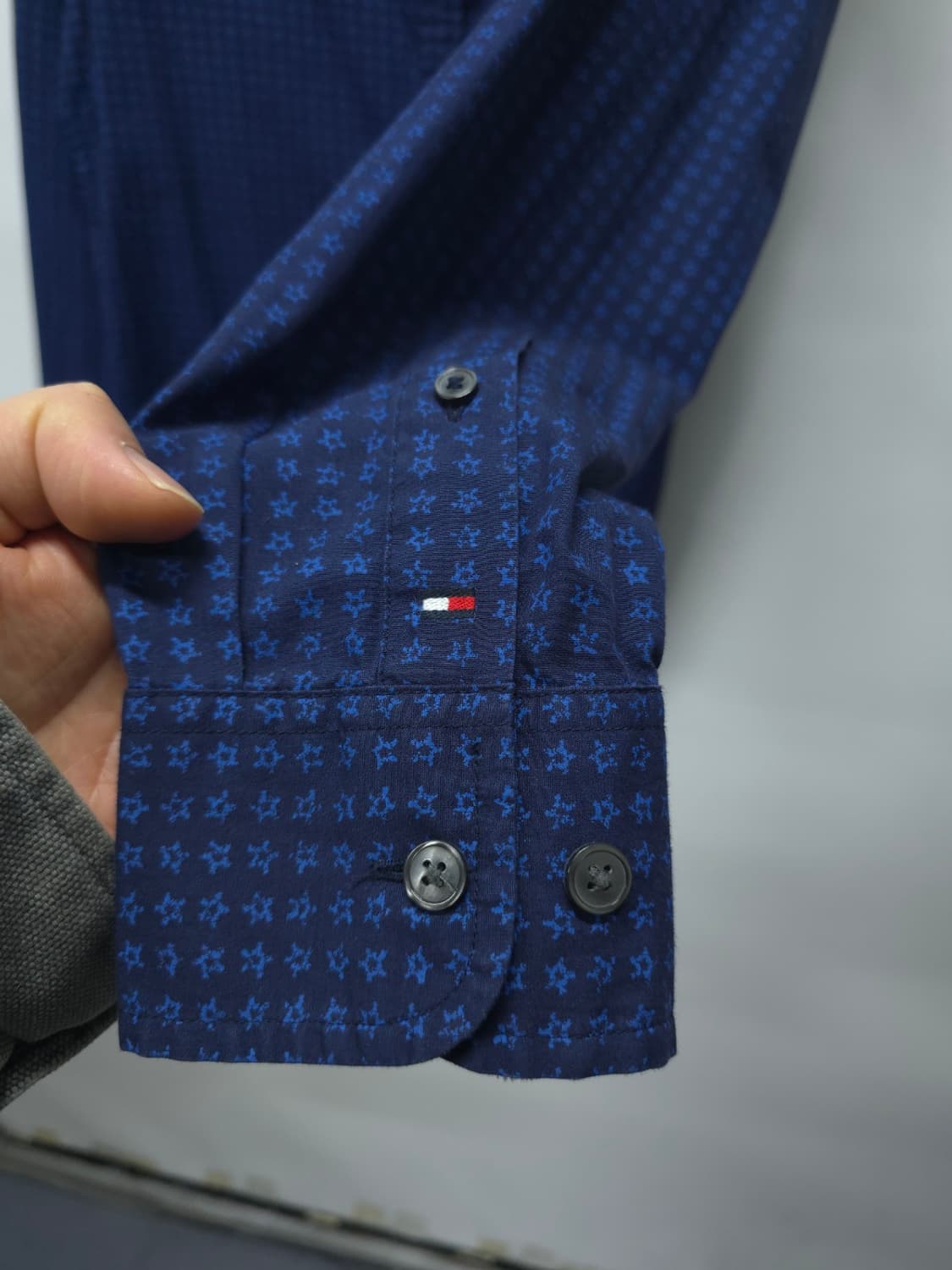 타미힐피거 뉴욕핏 스타 패턴 긴팔 셔츠(95) 상품이미지5