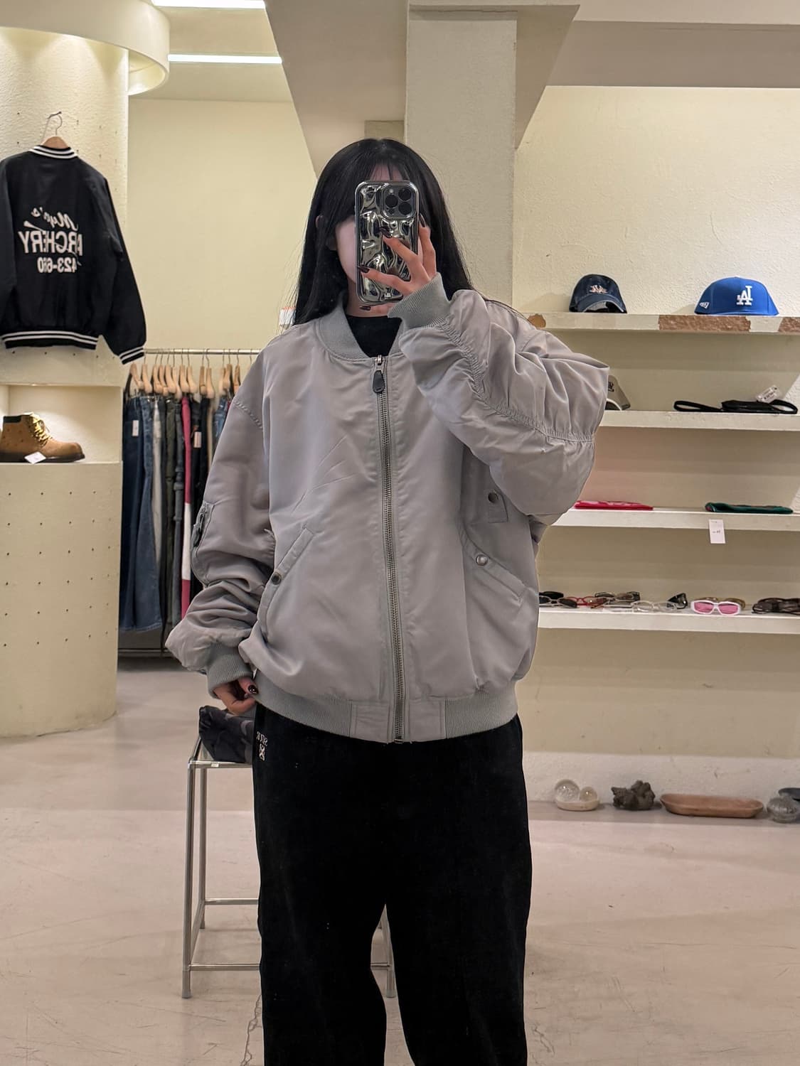 엑스톤즈 꽃자수 ma-1 항공점퍼 U1202 상품이미지1