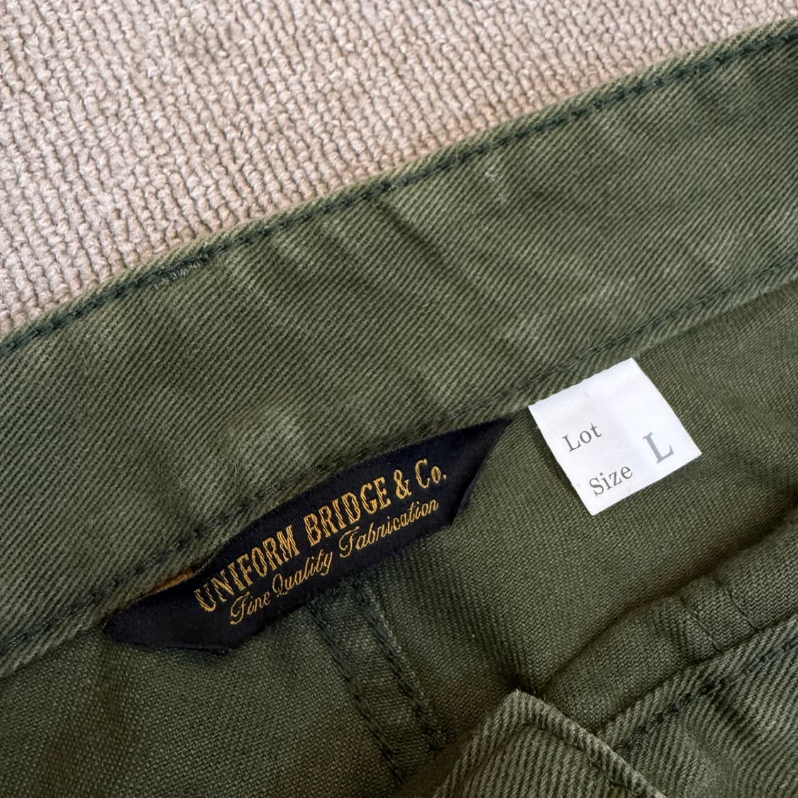 유니폼브릿지 퍼티그 팬츠 L 상품이미지3