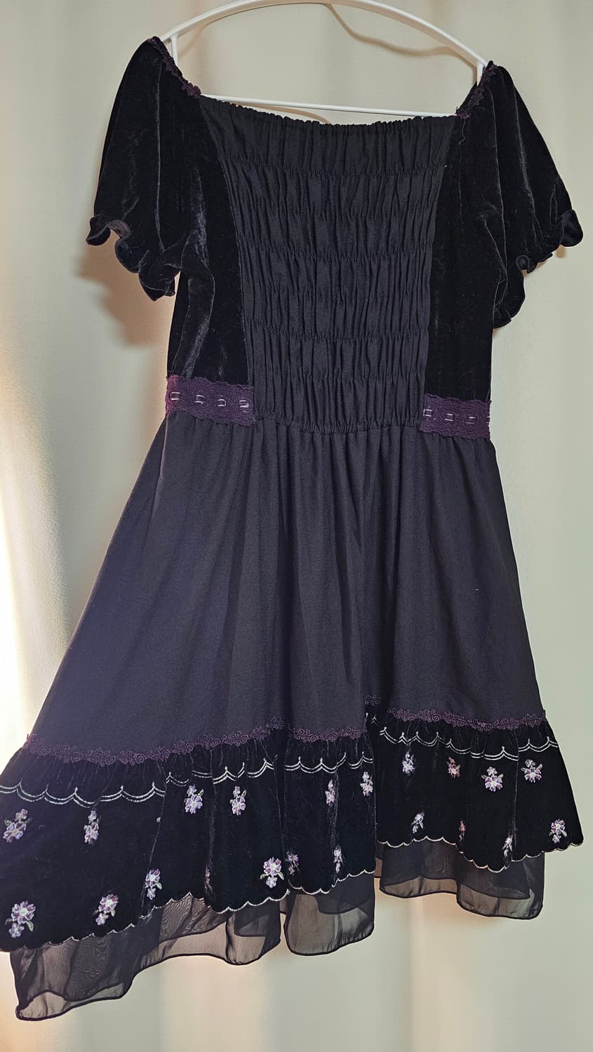 Axes femme 블랙 고스 로리 원피스 free 상품이미지5