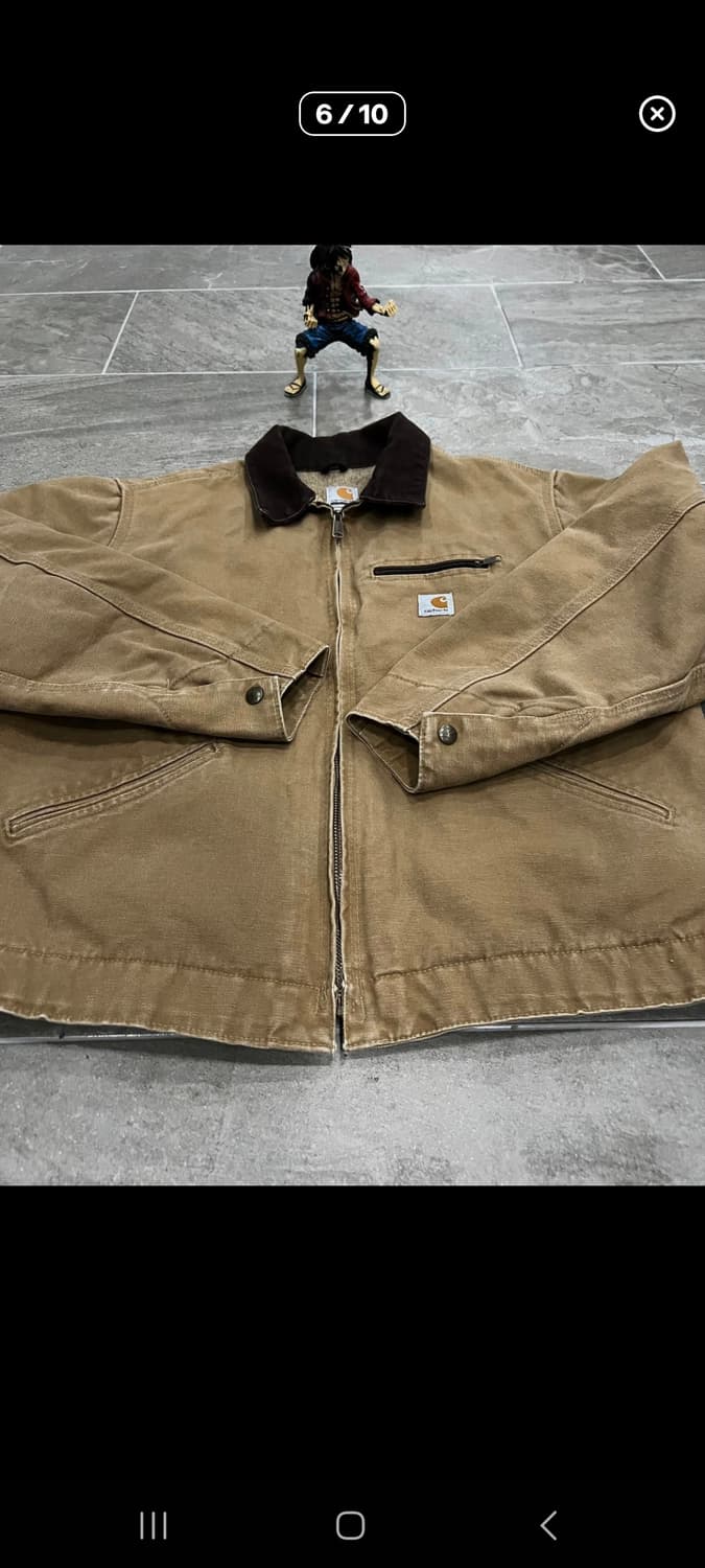 칼하트 디트로이트자켓 WJ97 카멜 XL 판매합니다 상품이미지5