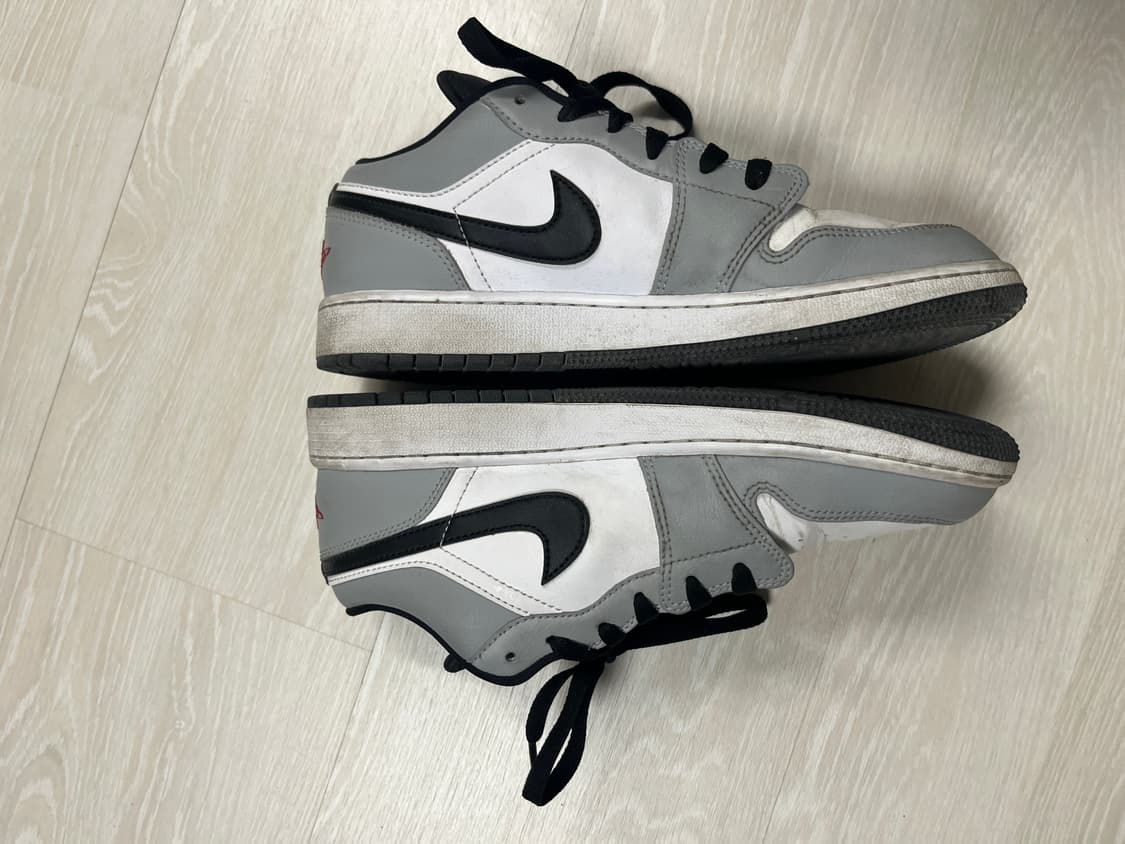 나이키 에어 조던 1 로우 GS 스모크 그레이 250 상품이미지5