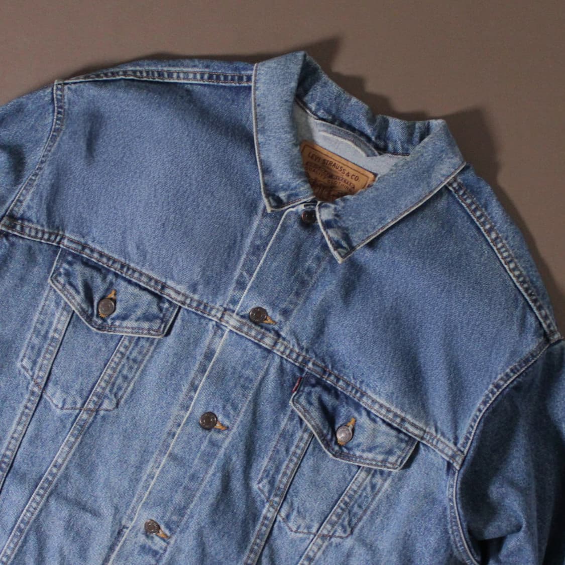 90s Levi’s  리바이스 70507 데님 트러커 자켓 L018 상품이미지3