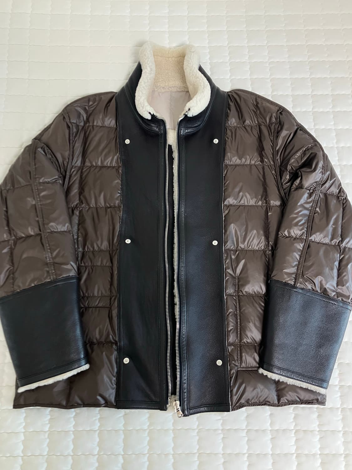 솔리드옴므 시어링 무스탕 다운파카 상품이미지7