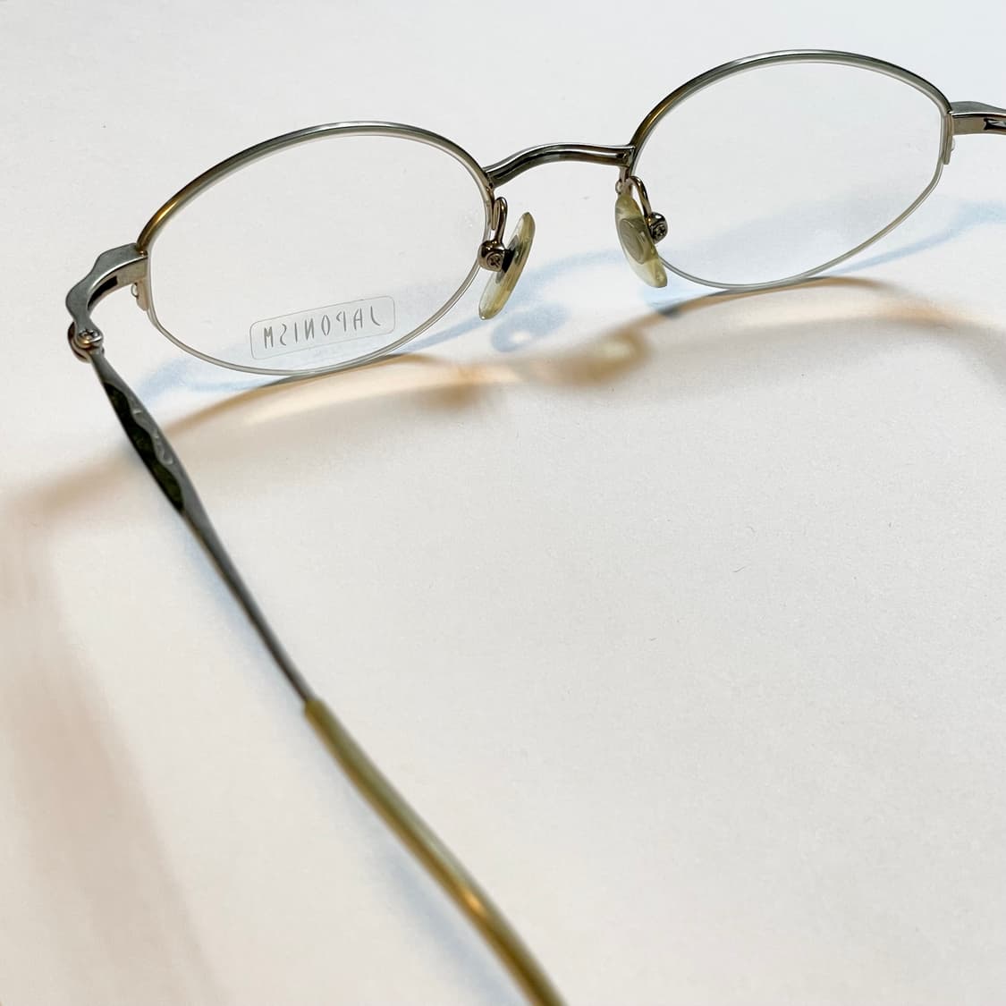 JAPONISM 일본의 하우스브랜드 자포니즘 사의 빈티지 반무테 안경 상품이미지3