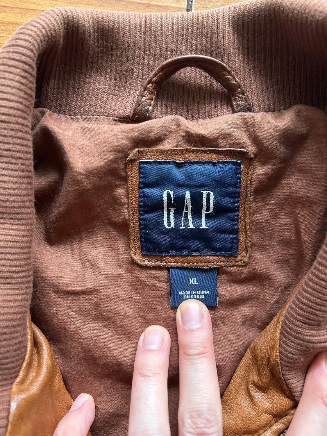 올드 갭 레더 바라쿠타 자켓 상품이미지2