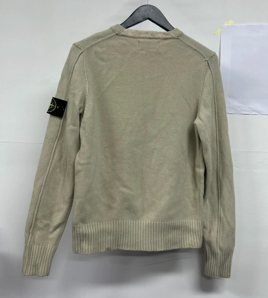 스톤아일랜드 베이지 울 니트 M 상품이미지5