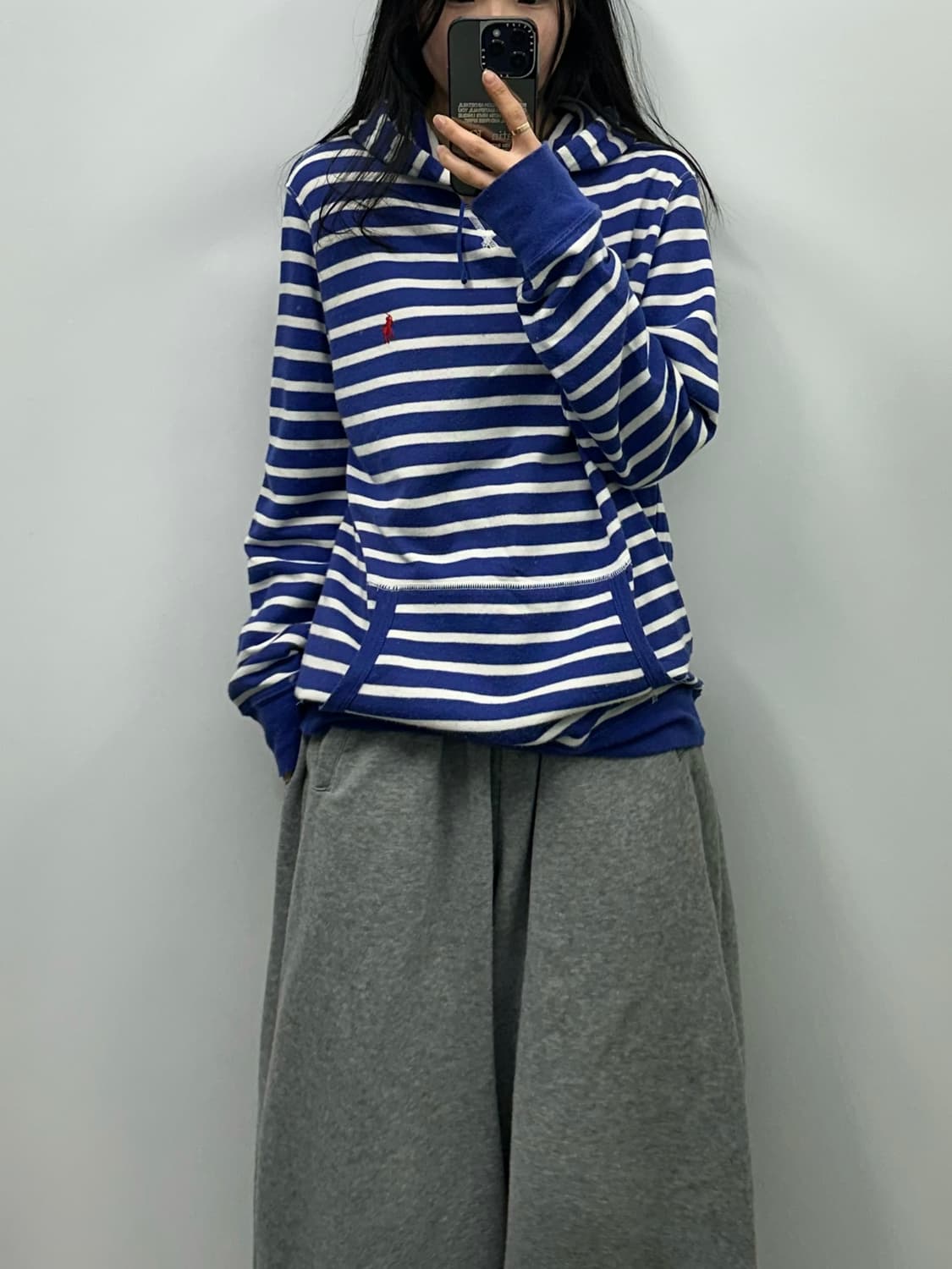 폴로 랄프로렌 스트라이프 니트 후드티 상품이미지1